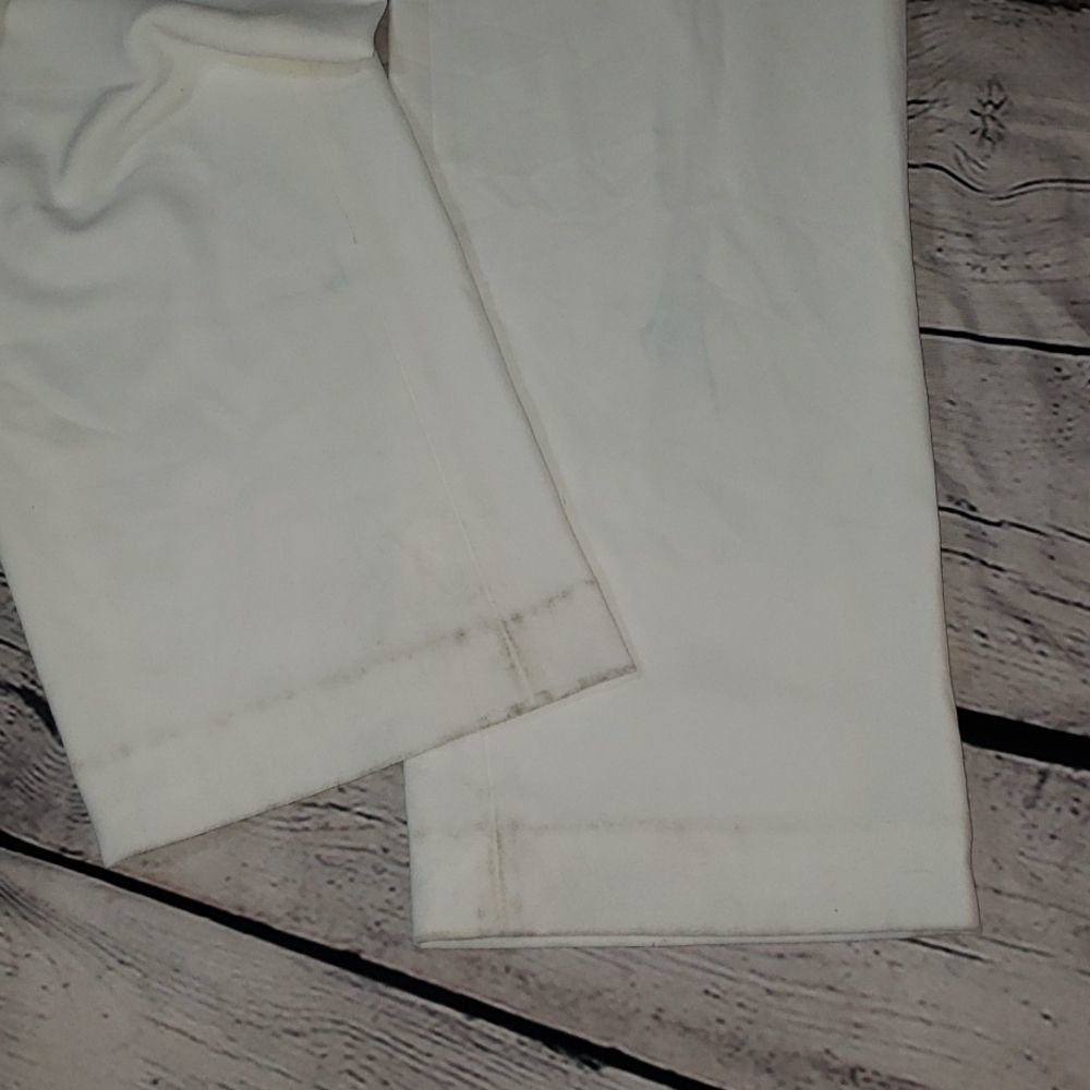 White Flowy Halston Heritage Strapless Jumpsuit - 2 - Picture 11 of 14